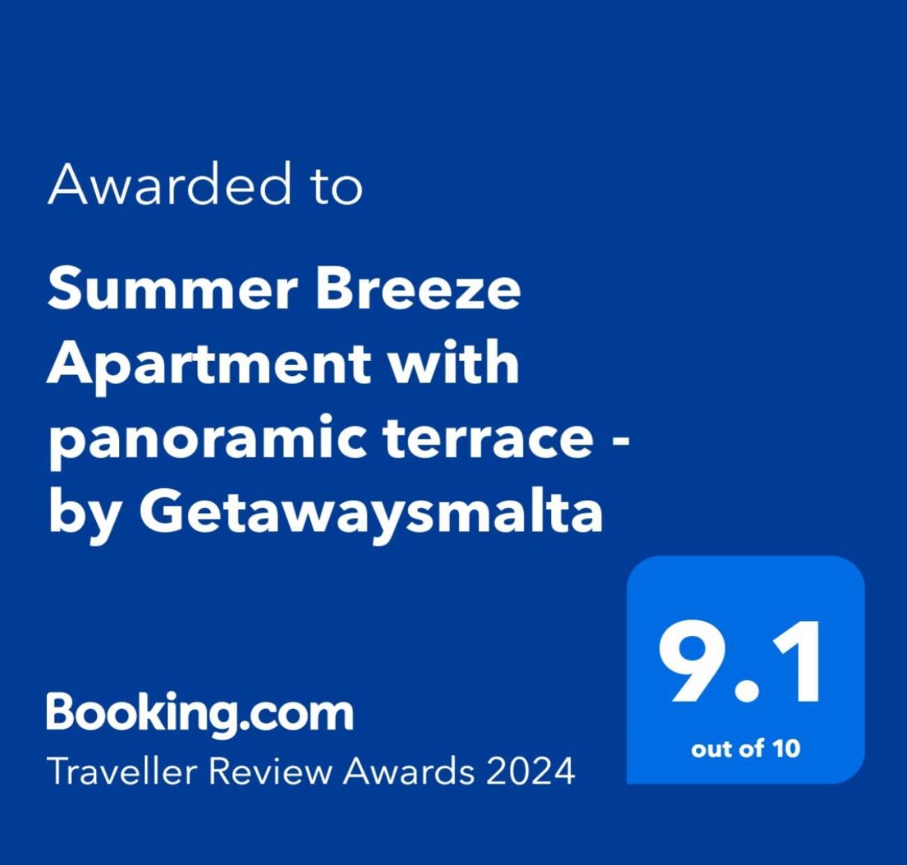 Summer Breeze Apartment With Panoramic Terrace - By Getawaysmalta Mellieha Luaran gambar